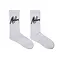 Malelions Men Signature Socks 2-Pack - White/Black