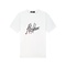 Malelions Men Splash Signature T-Shirt - White