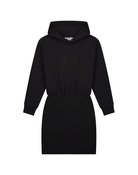 Women Signature Hoodie Dress - Black