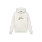 Men Striped Signature Hoodie - Off-White/Taupe