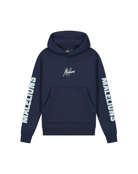 Junior Lective Hoodie - Navy/Mint