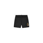 Junior Split Swim Shorts - Black/Orange