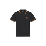 Junior Signature Polo - Black/Orange