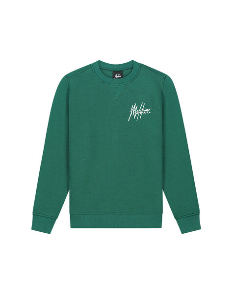 Junior Split Sweater - Dark Green/Mint