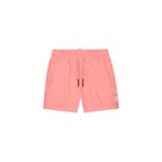 Men Split Swim Shorts - Light Coral/Sand