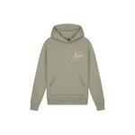 Men Destroyed Signature Hoodie - Light Sage