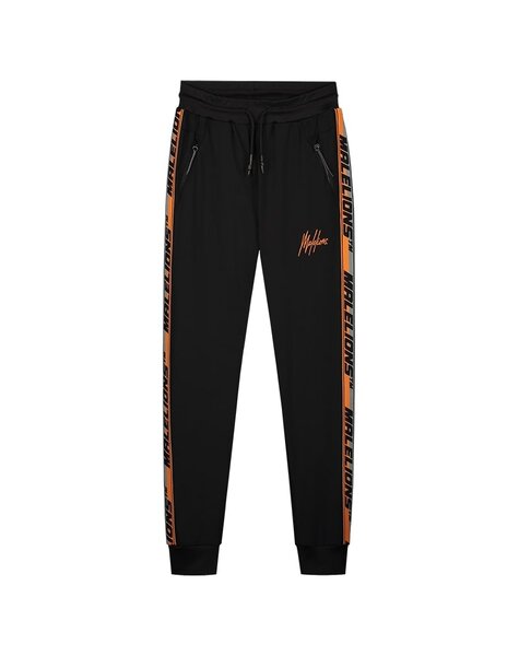 Sport React Tape Trackpants - Black/Orange