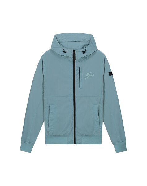 Men Crinkle Jacket - Light Blue