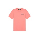 Men Worldwide Paint T-Shirt - Coral