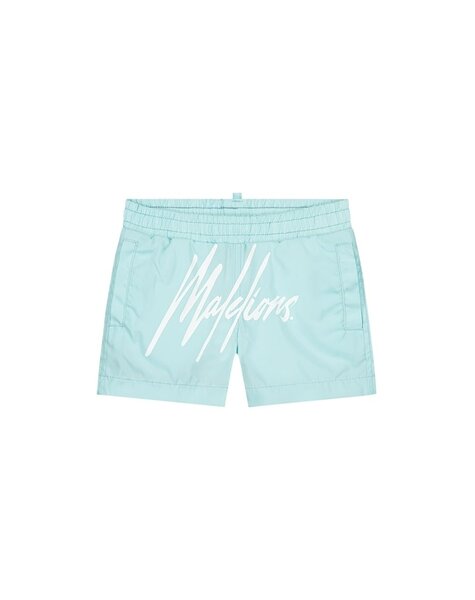 Baby Signature Swim Shorts - Light Blue