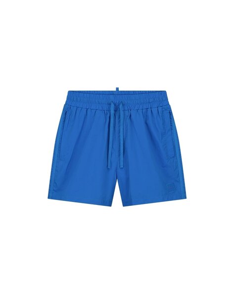 Signature Patch Swim Shorts - Cobalt Blue