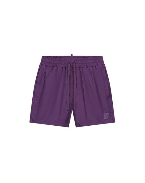 Signature Patch Swim Shorts - Purple