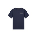 Men Worldwide Paint T-Shirt - Navy