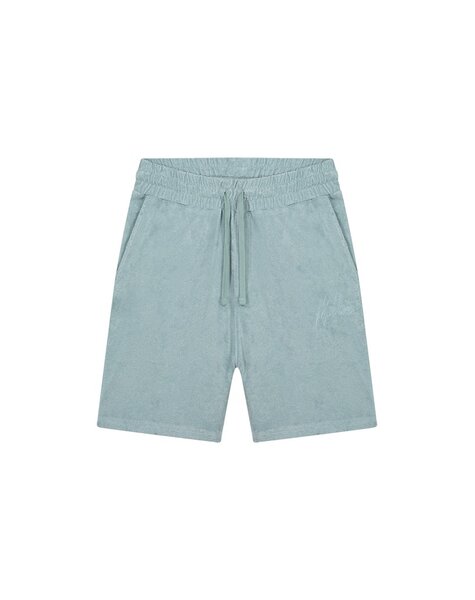 Men Signature Towelling Shorts - Light Blue