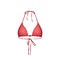 Malelions Women Tara Monogram Bikini Top - Coral/Pink