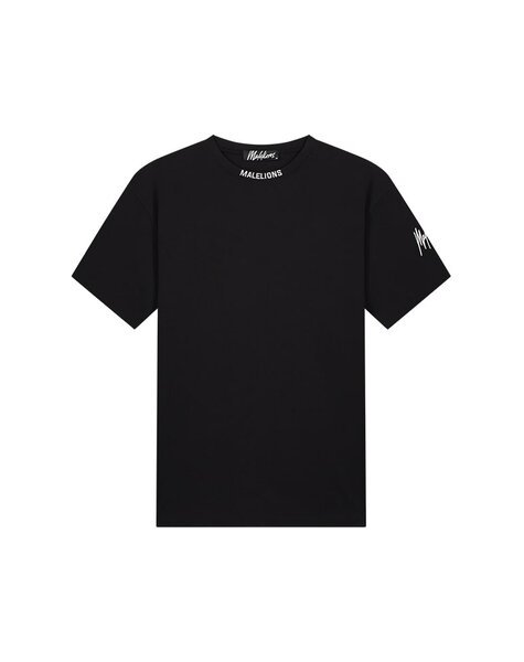 Men Collar T-Shirt - Black