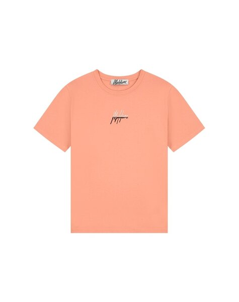 Women Kiki T-Shirt - Coral/Black