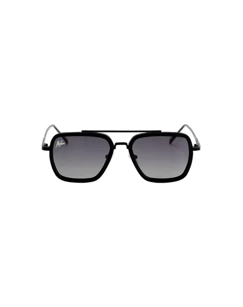 Men Abstract Sunglasses - Black