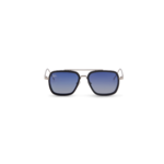 Men Abstract Sunglasses - Silver