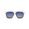 Malelions Men Abstract Sunglasses - Silver