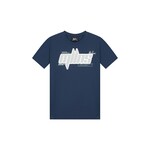 Junior Font T-Shirt - Navy/Mint