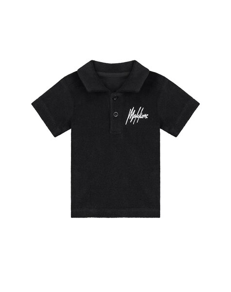 Baby Terry Polo - Black