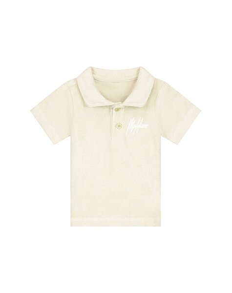 Baby Terry Polo - Dark Beige