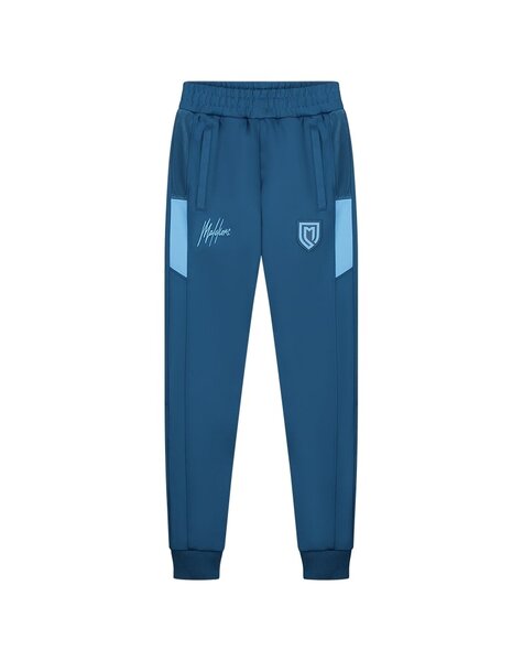 Junior Sport Transfer Trackpants - Navy/Light Blue