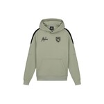 Junior Sport Transfer Hoodie - Moss Grey/Black