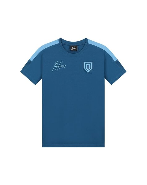 Junior Sport Transfer T-Shirt - Navy/Light Blue