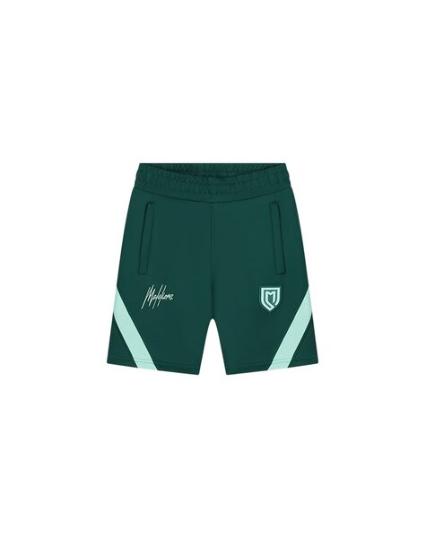 Junior Sport Pre-Match Shorts - Dark Green/Mint