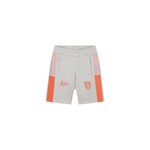 Junior Sport Transfer Shorts - Light Grey/Orange