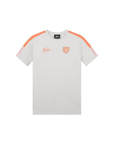 Junior Sport Transfer T-Shirt - Light Grey/Orange