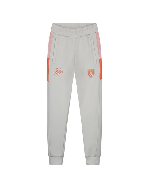 Junior Sport Transfer Trackpants - Light Grey/Orange