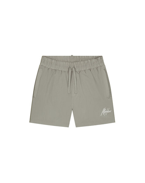 Men Crinkle Swim Shorts - Dry Sage