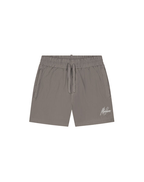 Men Crinkle Swim Shorts - Taupe