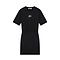 Malelions Women Luna T-Shirt Dress - Black/White