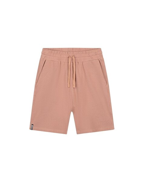 Men Signature Waffle Shorts - Light Mauve