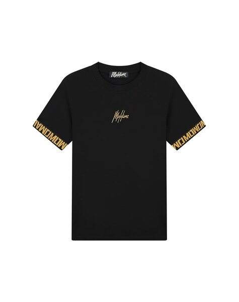 Men Venetian T-Shirt - Black/Gold