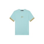 Men Venetian T-Shirt - Light Blue/Gold