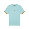 Malelions Men Venetian T-Shirt - Light Blue/Gold