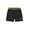 Malelions Men Venetian Swim Shorts - Black/Gold