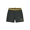 Malelions Men Venetian Swim Shorts - Dark Green/Gold