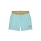 Malelions Men Venetian Swim Shorts - Light Blue/Gold