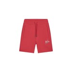 Men Split Shorts - Red/Grey