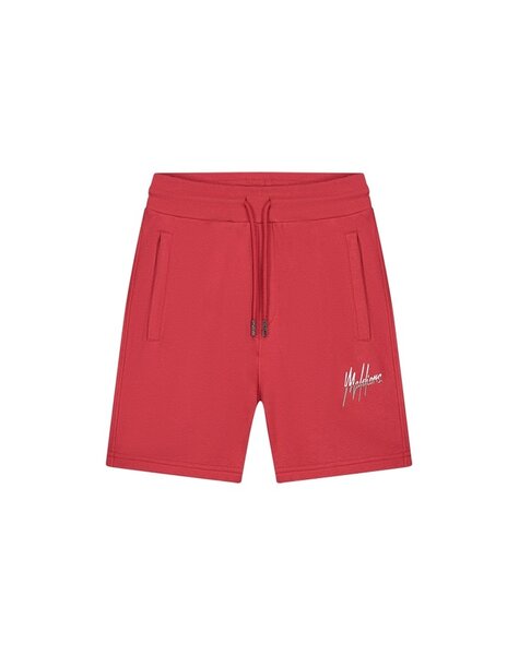 Men Split Shorts - Red/Grey