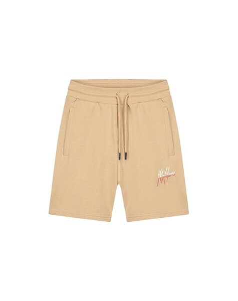 Men Split Shorts - Sand/Light Coral