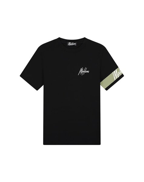 Men Captain T-Shirt - Black/Sage Green