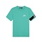 Malelions Men Captain T-Shirt - Turquoise/Black