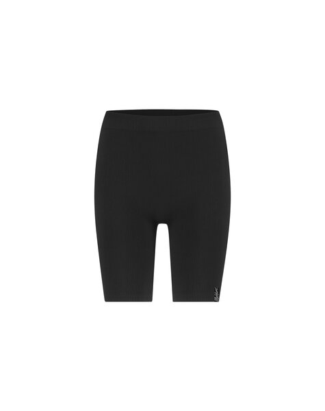 Women Ivy Rib Shorts - Black